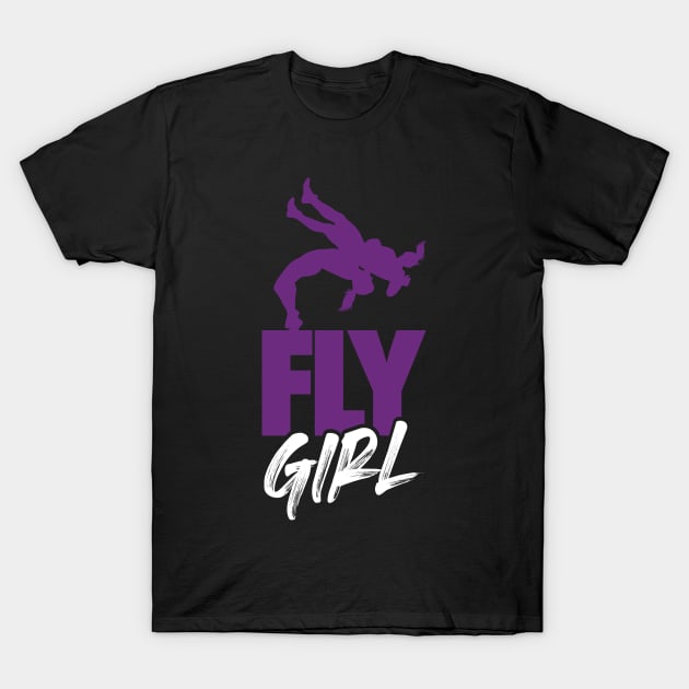 FLY GIRL T-Shirt by AirborneArtist